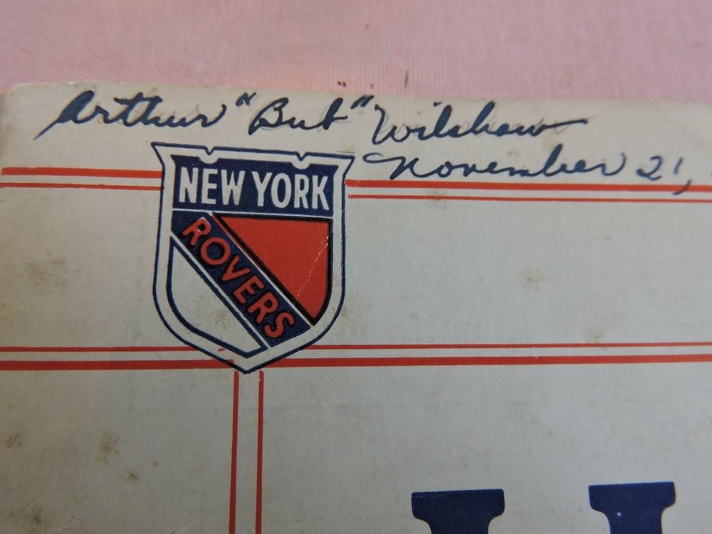 1937 EAHL Hershey Bears New York Rovers Brooklyn Madison Square Garden Program