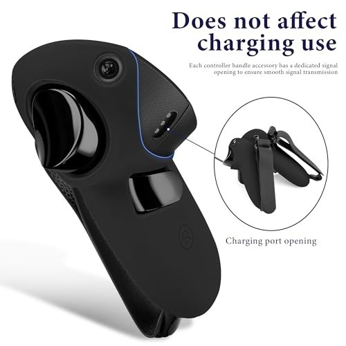 VR Silicone Controller Cover for Meta Quest Pro - Anti-Throw Handle Sleeve, Adju