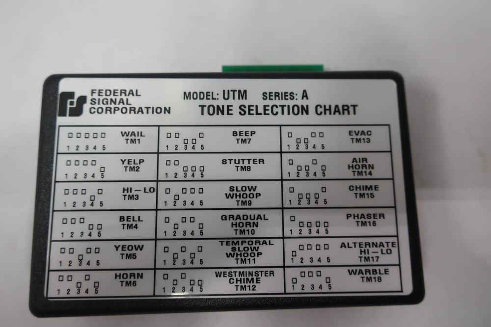Federal Signal UTM Universal Tone Module Ser A