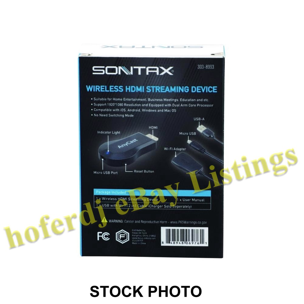 Sontax Wireless Display Adapter HDMI TV Mirroring
