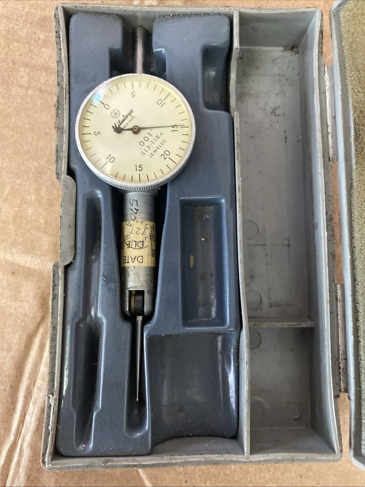 Mitutoyo Dial Test Indicator No. 513-118, .001" - .040"