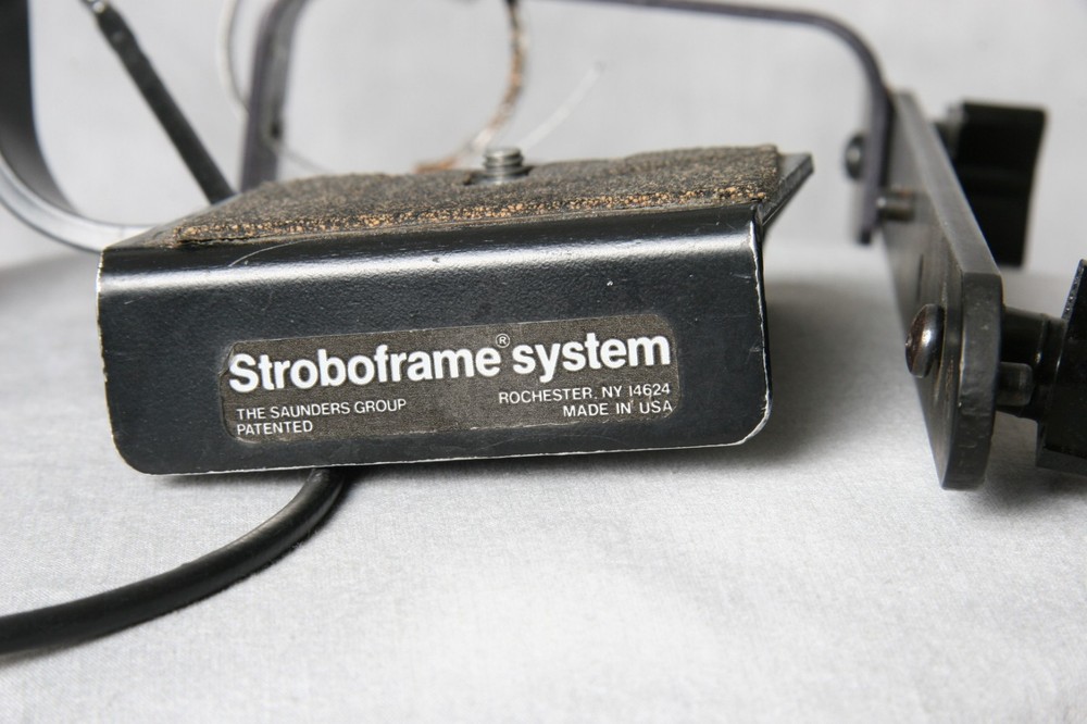Stroboframe fixed flash bracket for 6x6 SLR camera with cable release