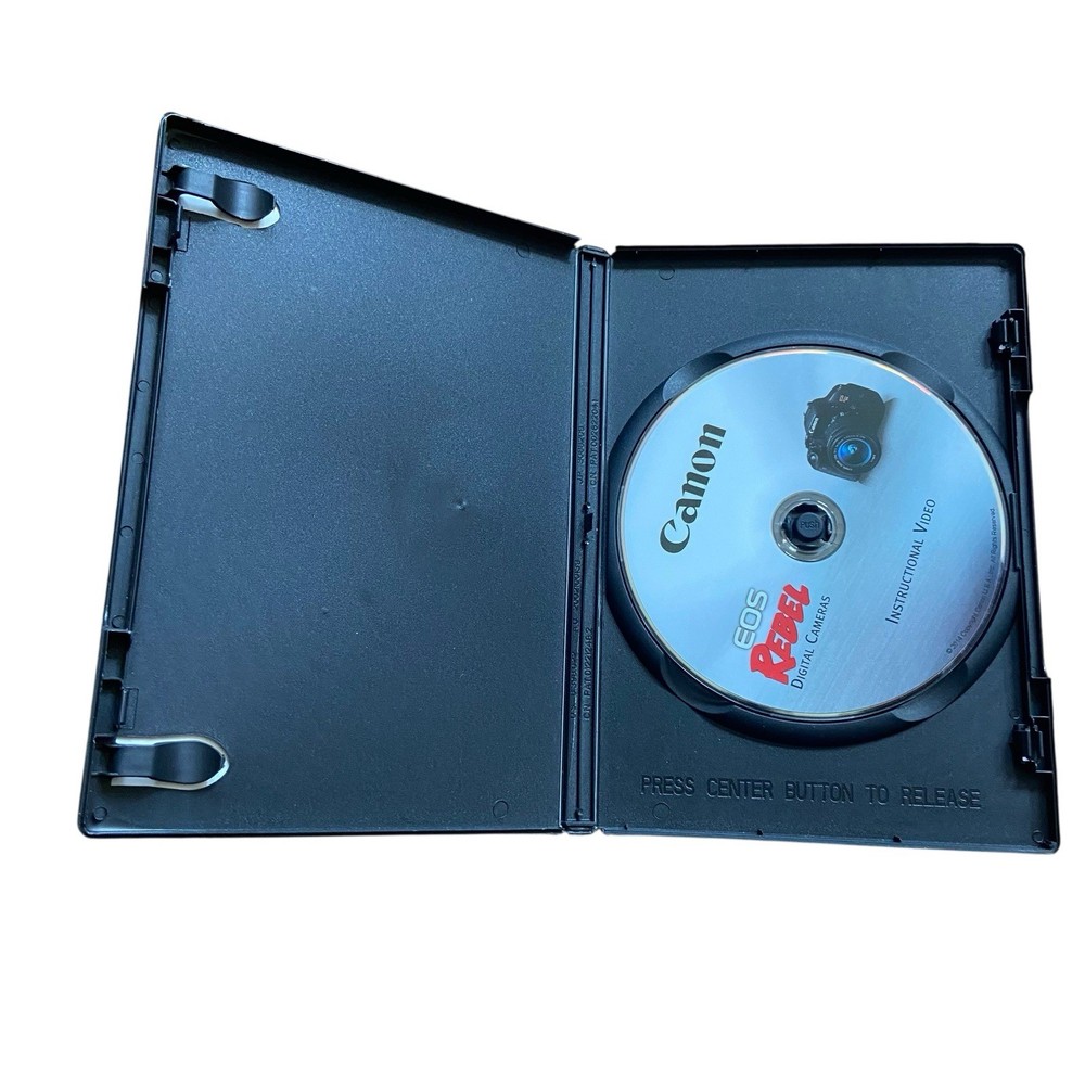 Canon DVD EOS Rebel Digital Cameras Tutorial Guide and Instructional Video