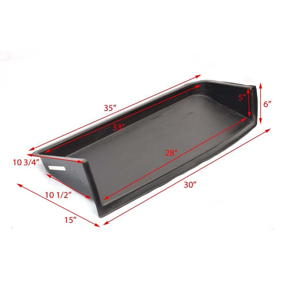 Ranger Boat Storage Box Panel 72001145 | 1880 Angler Black (STBD)