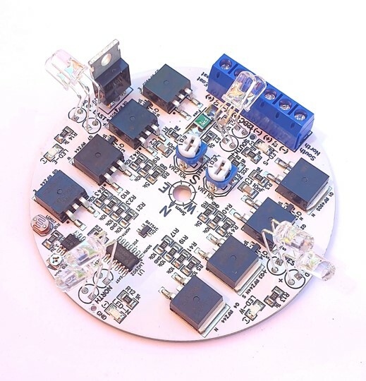 MK III 12VDC 3Amp Dual Axis Solar Panel Sun Tracking Analog Controller Board DIY