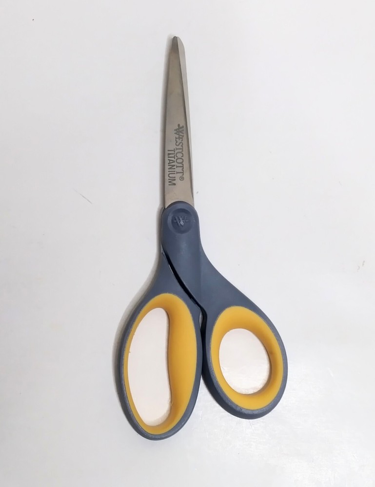 Westcott 7" Titanium Bonded Soft Grip Scissors Color: Grey