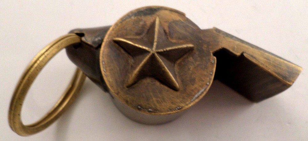 Constable Solid Brass Key Ring Chain Fob #A37