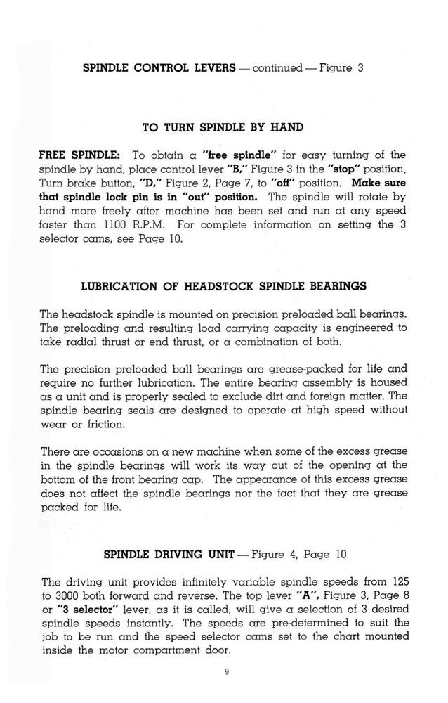 Hardinge Models HC & HCT Chucking Machine Operators Manual #1412