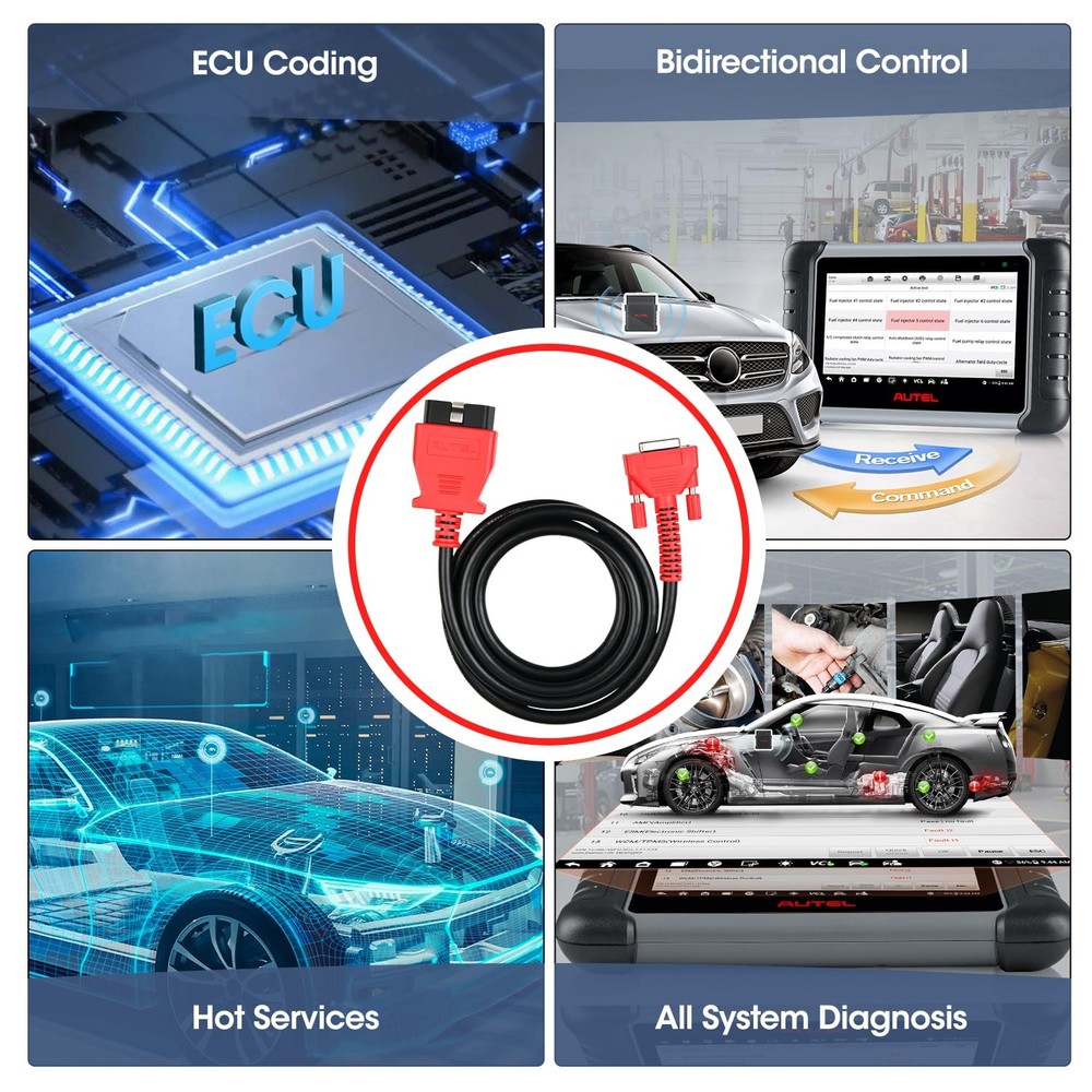 OBD2 Main Test Cable Data Wire Cord For MaxiSys MS908/Mini MS905/DS808