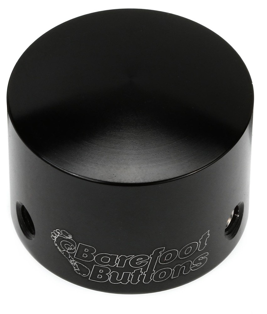 Barefoot Buttons V1 Tallboy Footswitch Cap - Black (5-pack) Bundle