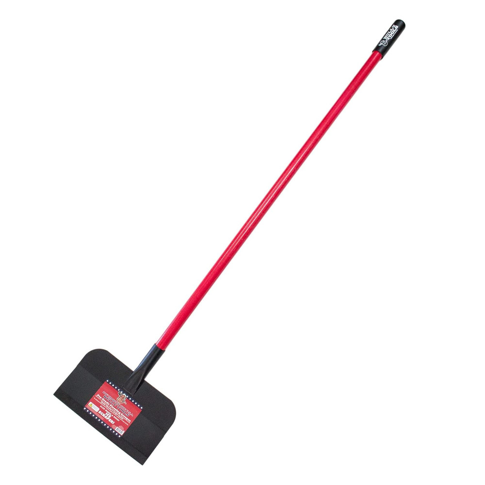 91340 Big Bully Flooring Scraper. Long Fiberglass Handle.