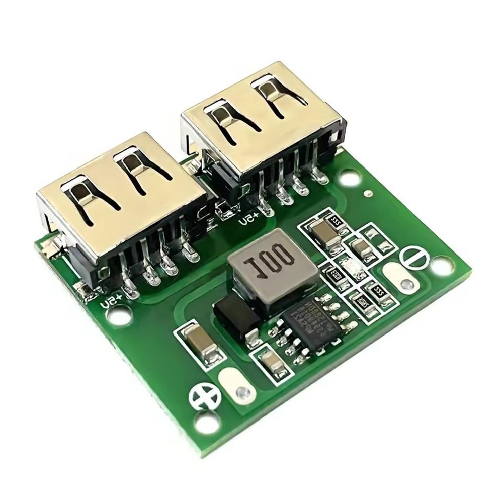 DC Step Down Power Module 9V 12V 24V to 5V Dual USB 3A Output for Electronics