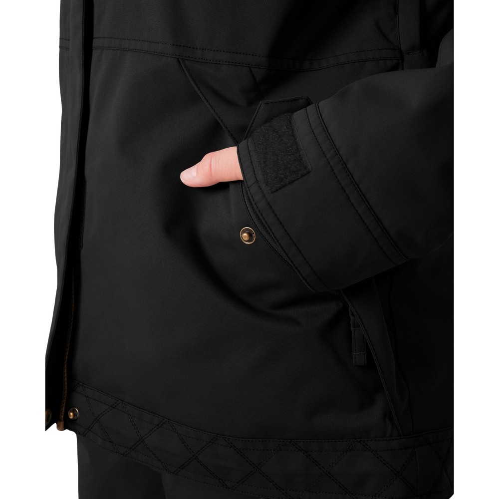 Roxy Billie Women's Winter Jacket, Black, Large