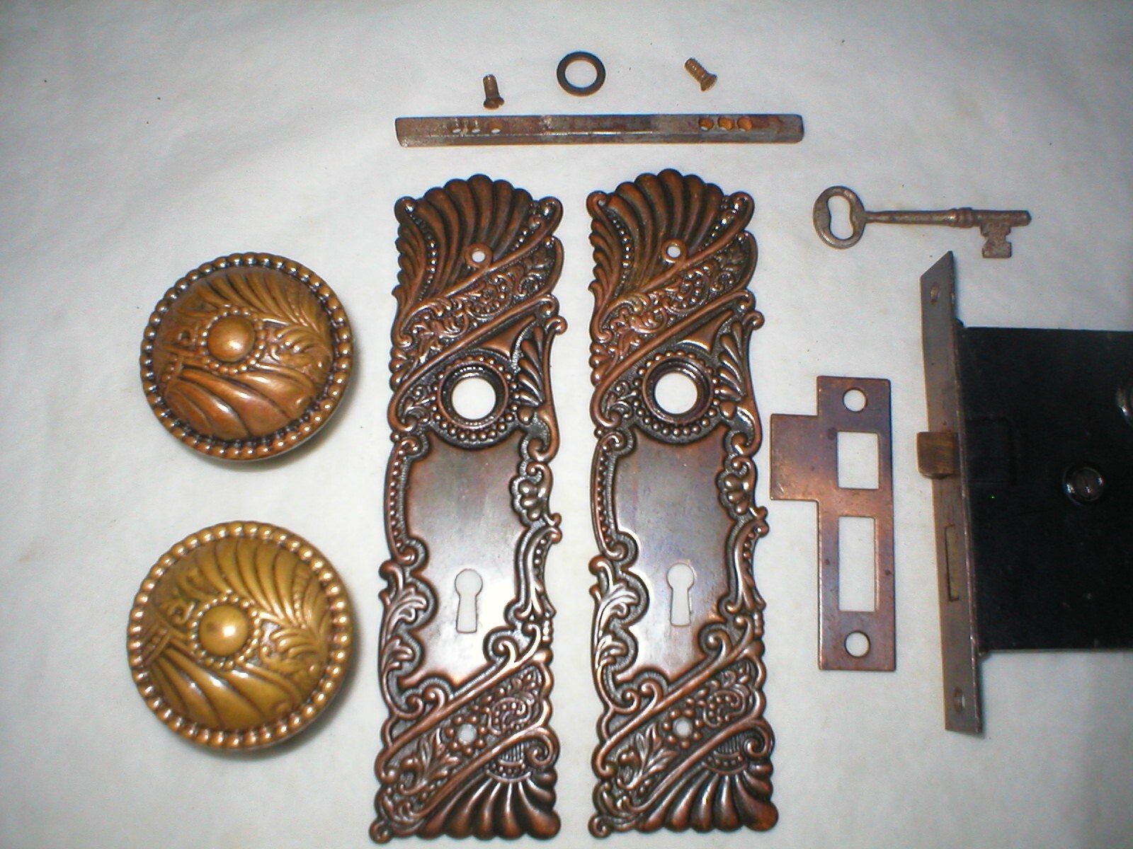 Antique Victorian Era Door Hardware