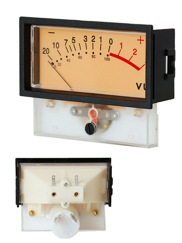 VU Panel Meter TN-73 High Precision VU Meters Header DB Meter Level Audio New5aX