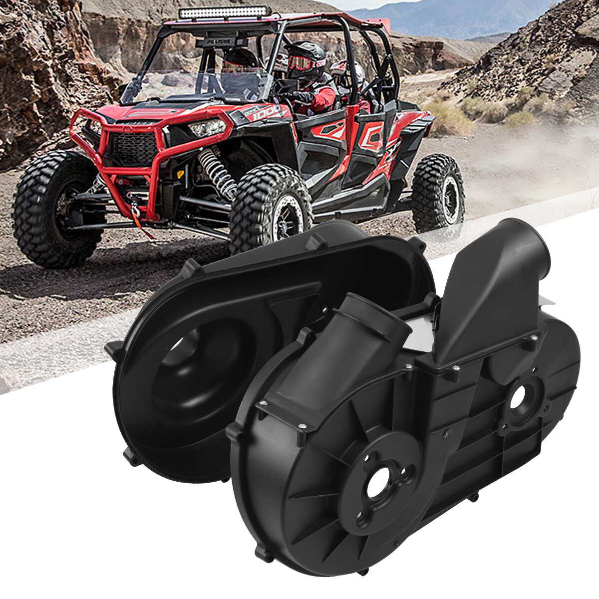 Outer & Inner Clutch Belt Cover for Polaris RZR XP 1000 S 4 2014-2024 2015 2016
