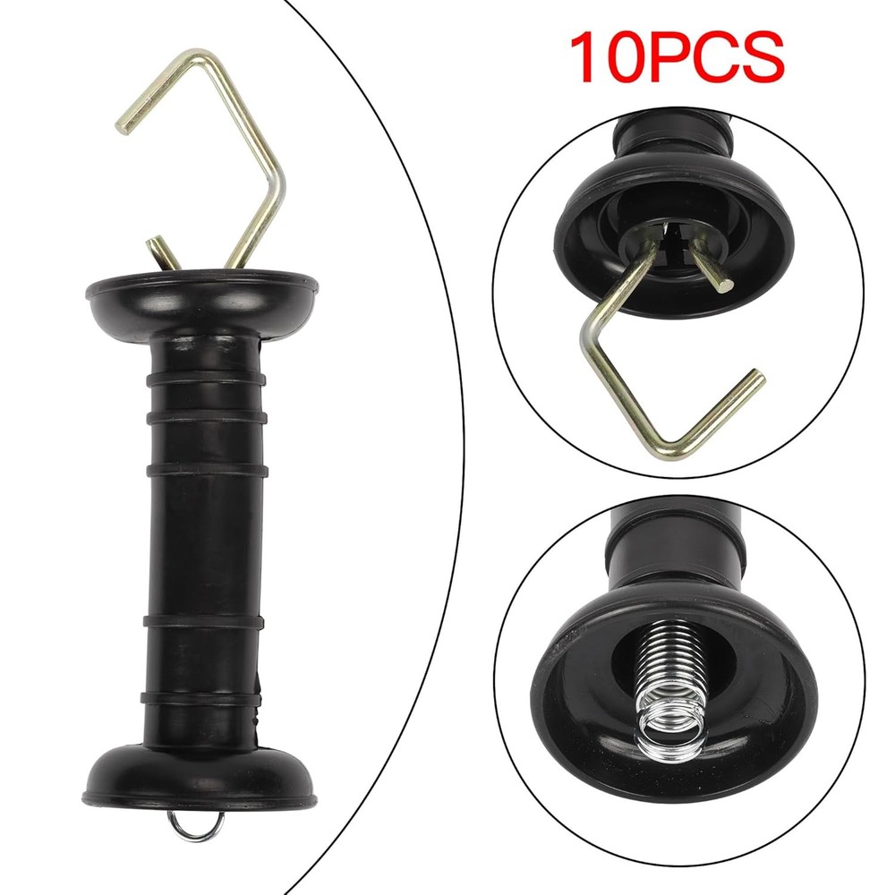10 Pcs Plastic Electric Fence Gate Handle Insulators, with...