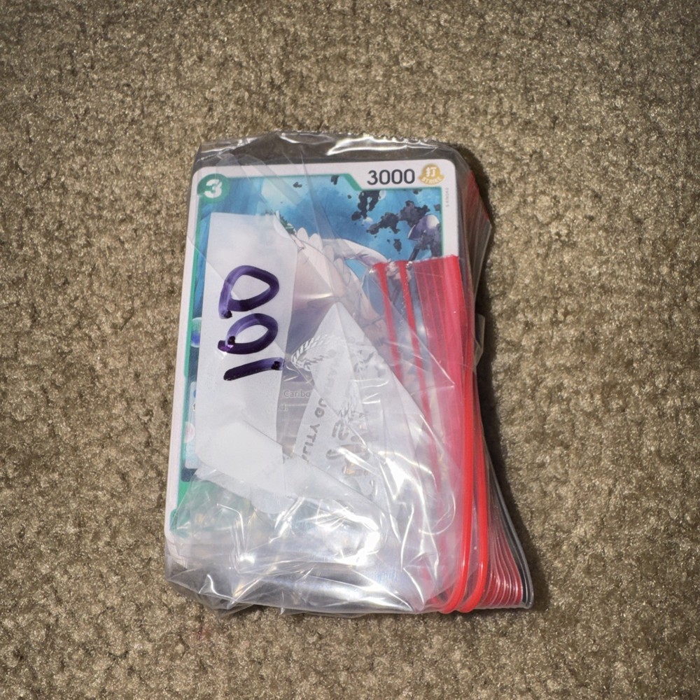 100 One Piece Trading Cards