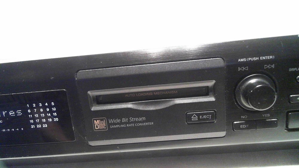 Sony MDS JE510 Mini Disc Deck Recorder Player TEST WORKING (SEE VIDEO)