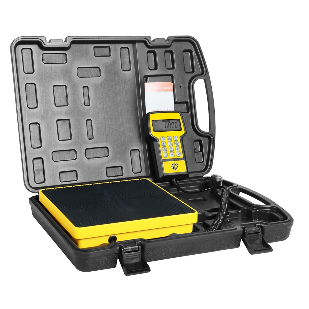 Upgraded Refrigerant Scale 220 LBS High Precision Programmable HVAC Electronic R