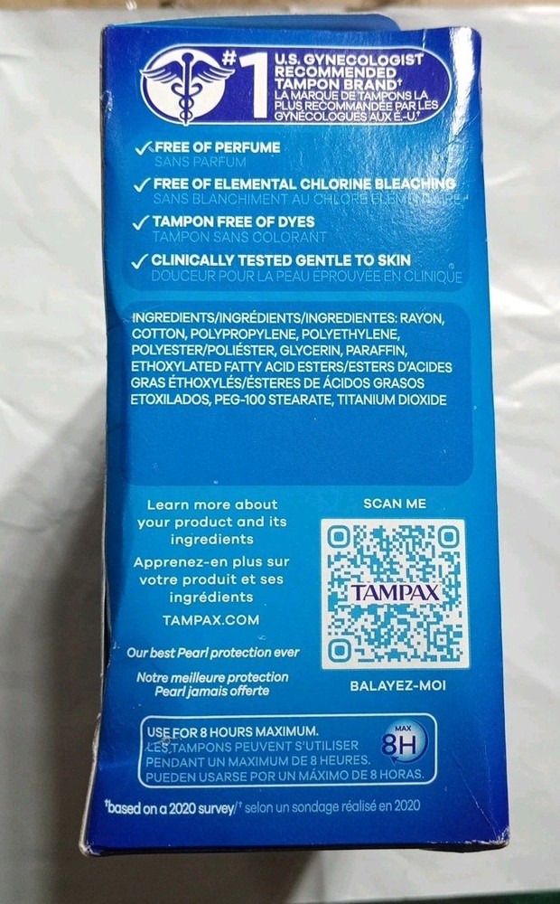 Pearl, Super, Unscented, 36 Tampons