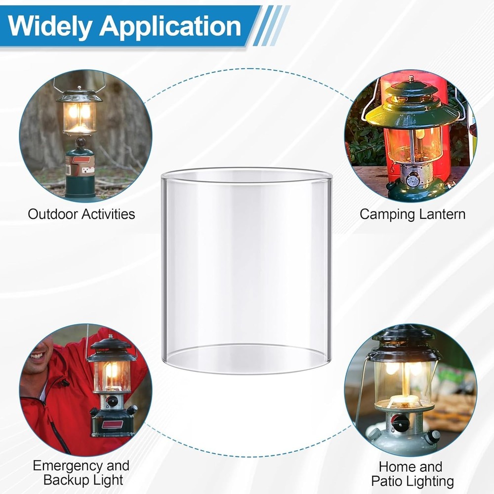 Camping Lantern Accessories,for Coleman Lantern Replacement Part Glass Globe ...