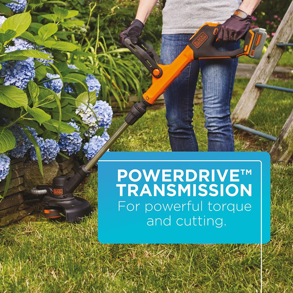 BLACK+DECKER 20V Max Lithium Easyfeedstring Trimmer/Edger - LSTE523