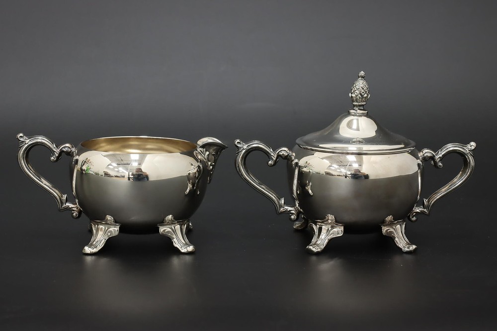 Victorian Vintage 3 Pc Silverplate Tea or Coffee Set, IS Co. #54945