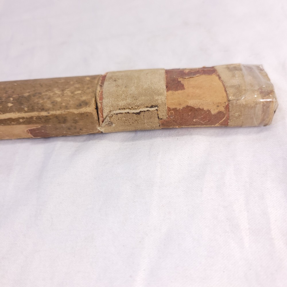 Unmarked 11/16 Straight Razor Black Rusty Blade