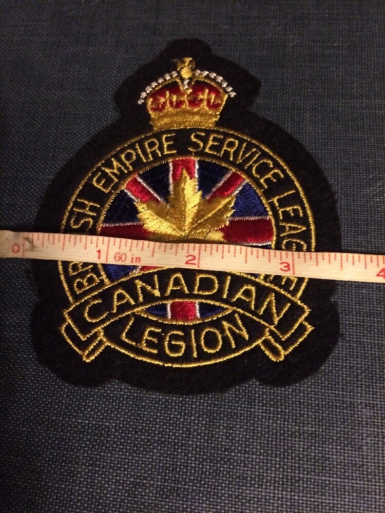 WWII CANADIAN LEGION uniform / FLIGHT JACKET PATCH WW2
