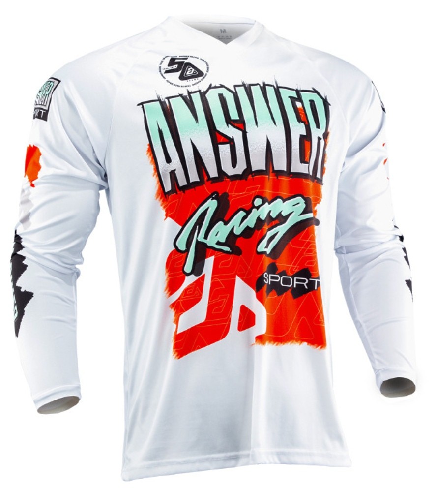 Answer Syncron Artifacts 50 Years Youth MX Offroad Jersey Red/White
