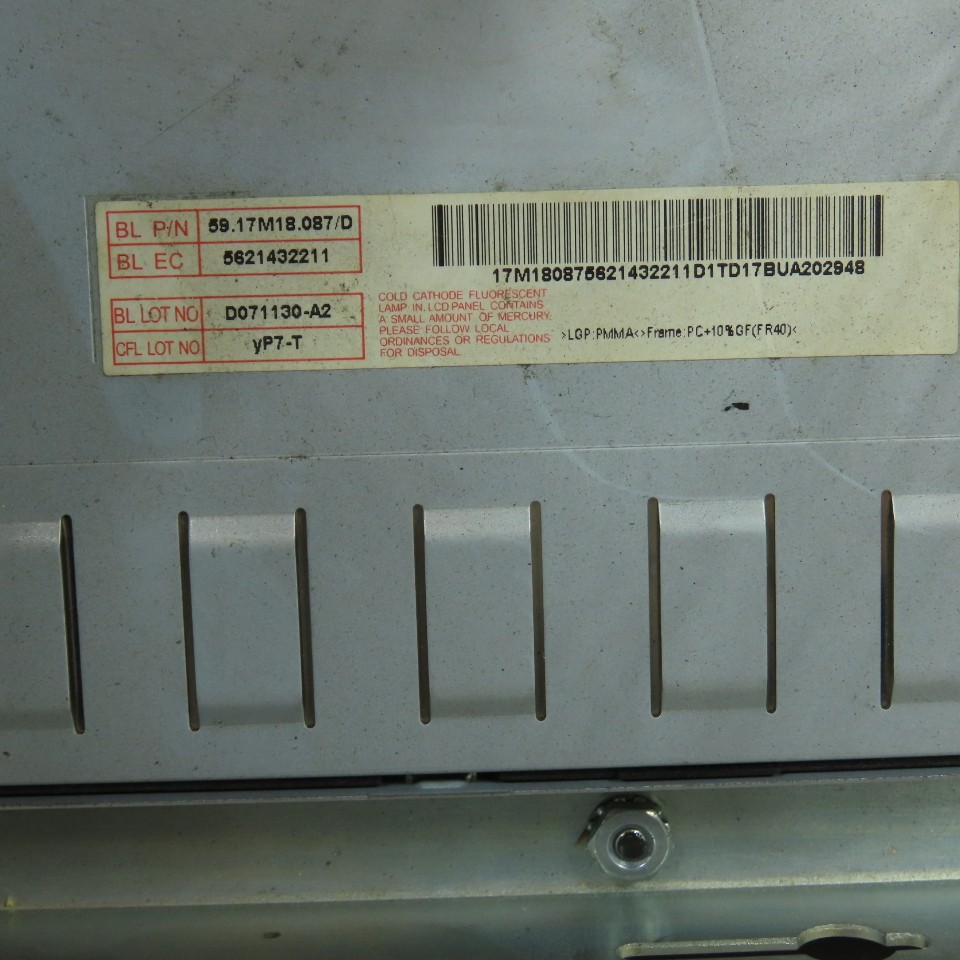 AU Optronics M170EG01 V.D 17" LCD Display Panel Screen Assembly With Bezel