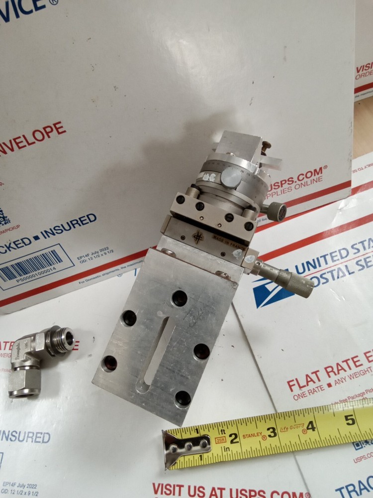 NRC Newport Research Corporation Unknown Part ? Multi Axis clamp dev. Used , S2