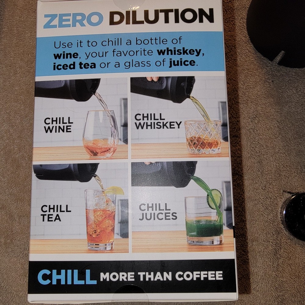 Hyper Chiller - Makes Ice Coffee Instantly. Drink chiller, Rapid Chill New