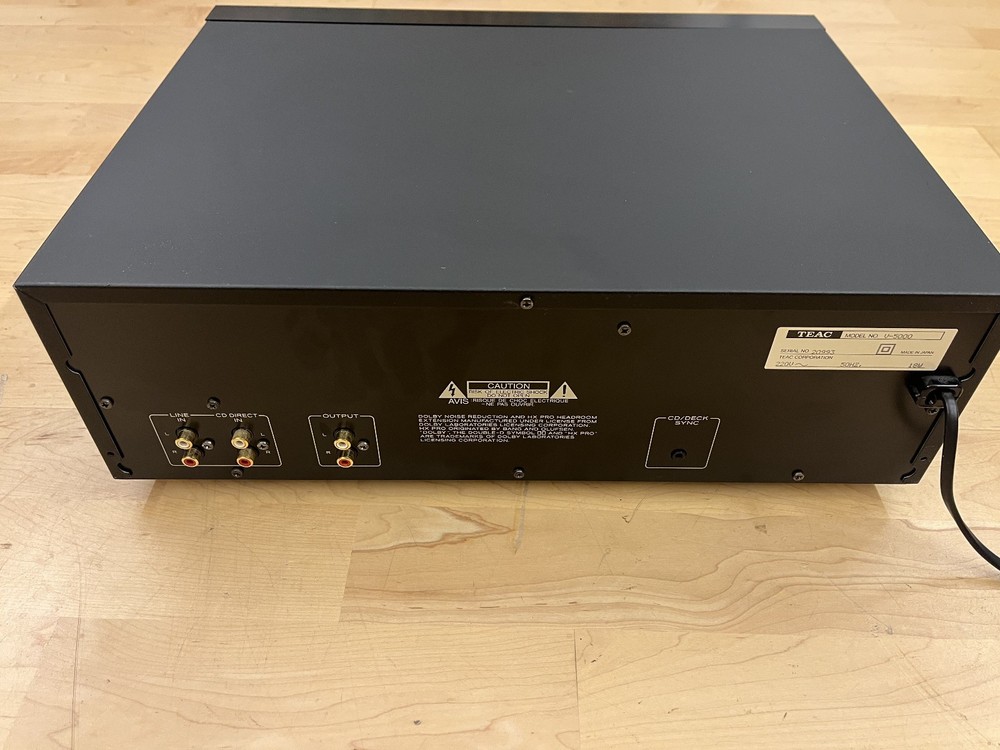 TEAC V-5000 tape deck 3 head