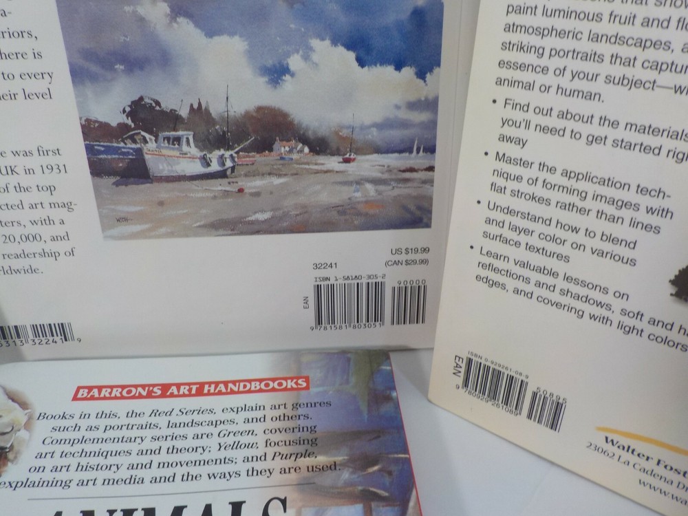 Art Instruction Beginner 4 Book Lot