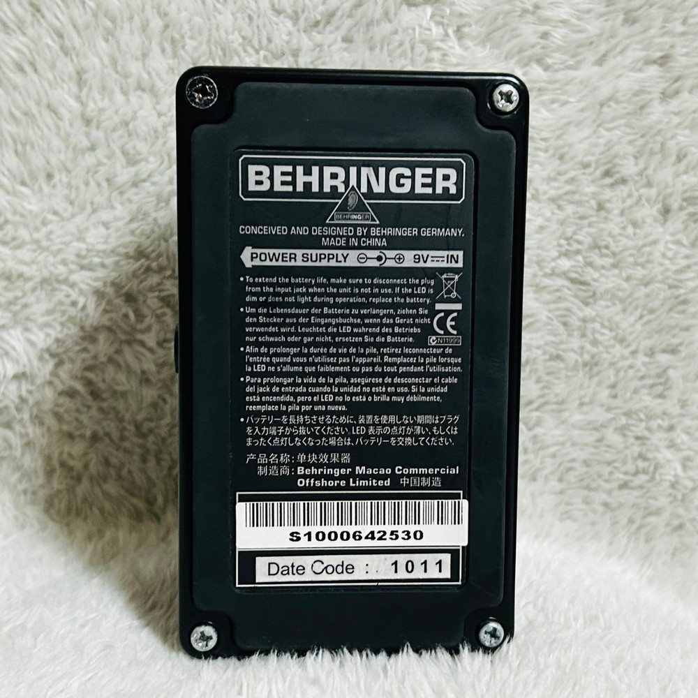 BEHRINGER DYNAMICS COMPRESSOR DC9 Electric Guitar Pedal