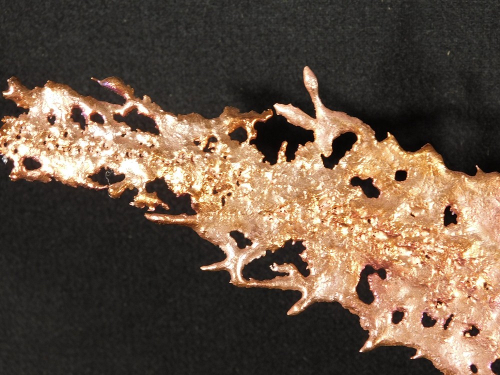 BIG! Bright Solid Solid COPPER Splash ART Sculpture Arizona 490gr