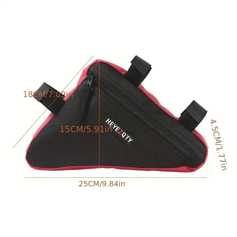 Waterproof Cyclists Delight Triangle Frame Bag - Durable & Secure, Quick-Access