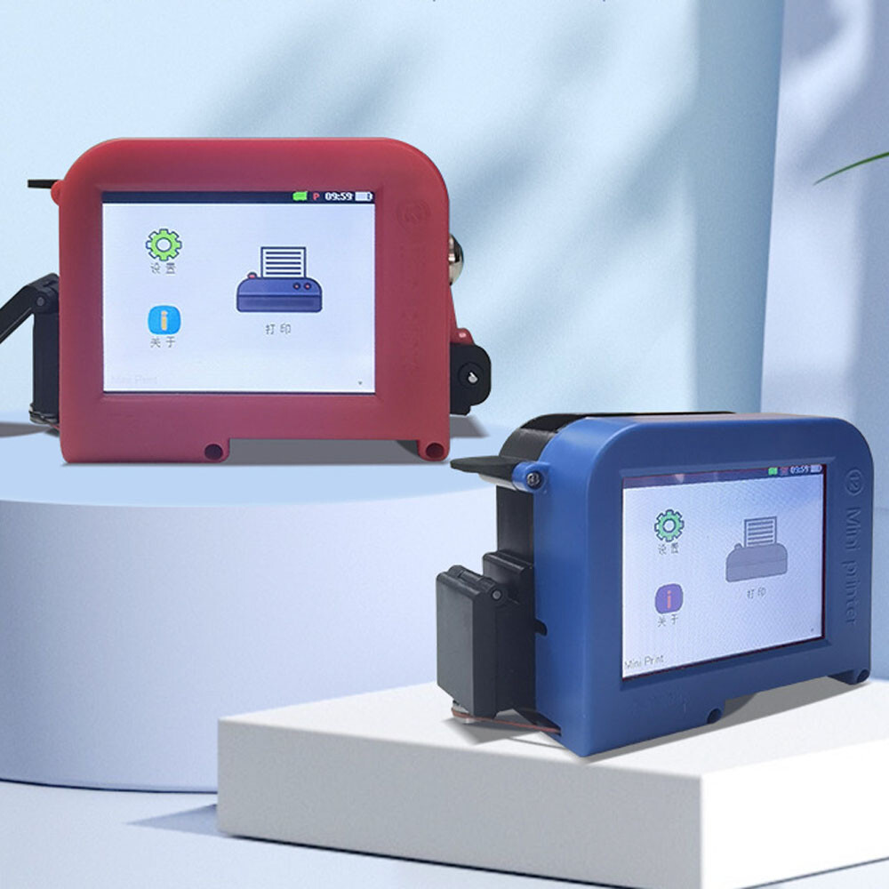 Intelligent Inkjet Printer Automatic Concave Convex Surface Encoder Label Date