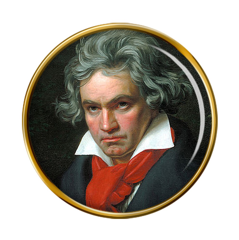 Ludwig van Beethoven Pin Badge