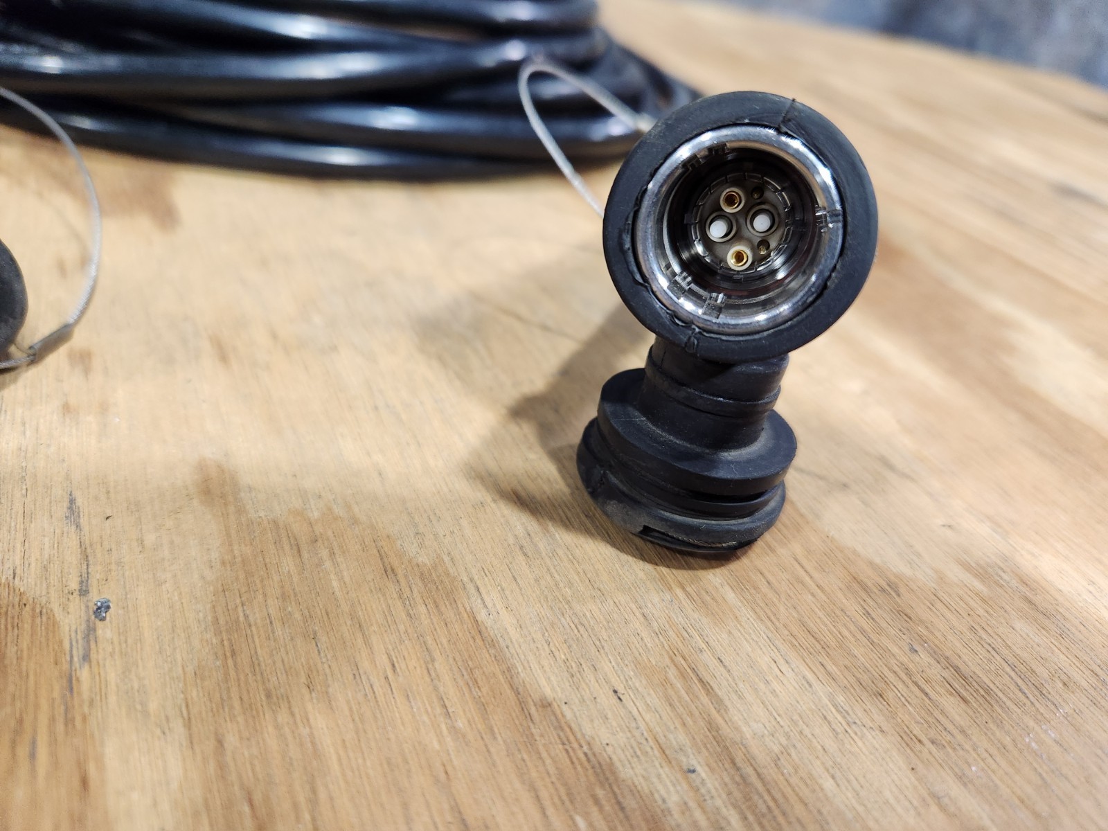 25' Berlden 7818A SMPTE 311M LEMO PUW/FUW High Def Camera Hybrid SM Fiber Cable