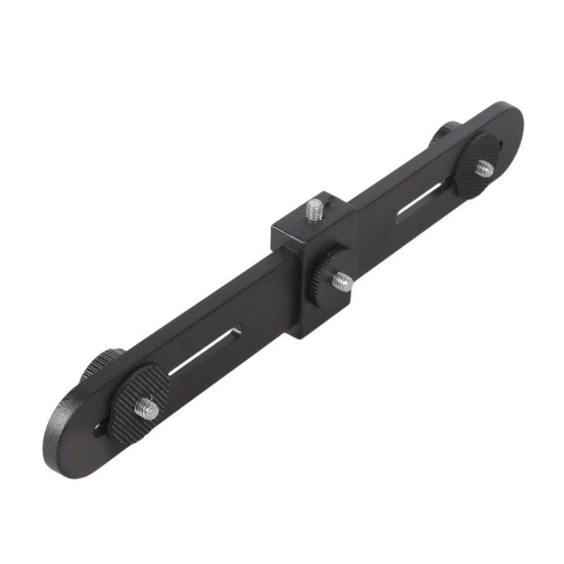 Professional 1/4inch Screw Mount Splitter For Camera Flash Light Stand Mounting