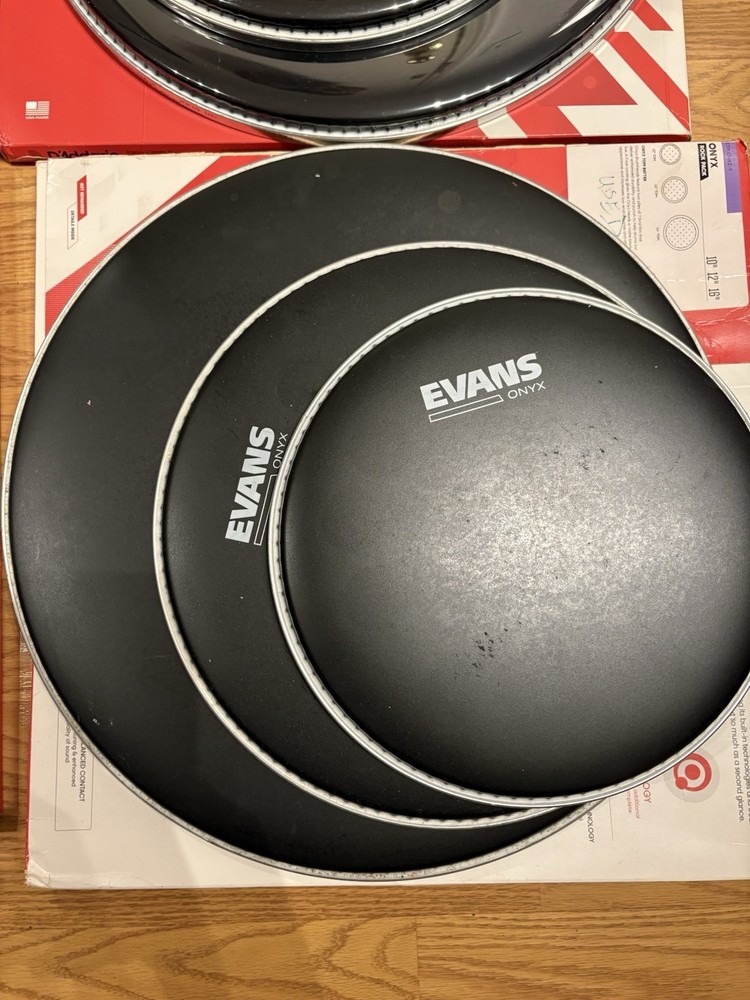 20 pieces DRUMHEADS SET – EVANS & REMO READ DESCRIPTION