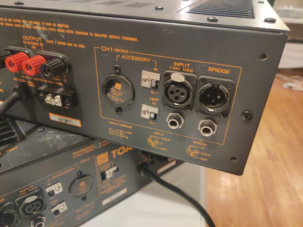 TOA P150D Power Amplifier Tested Working