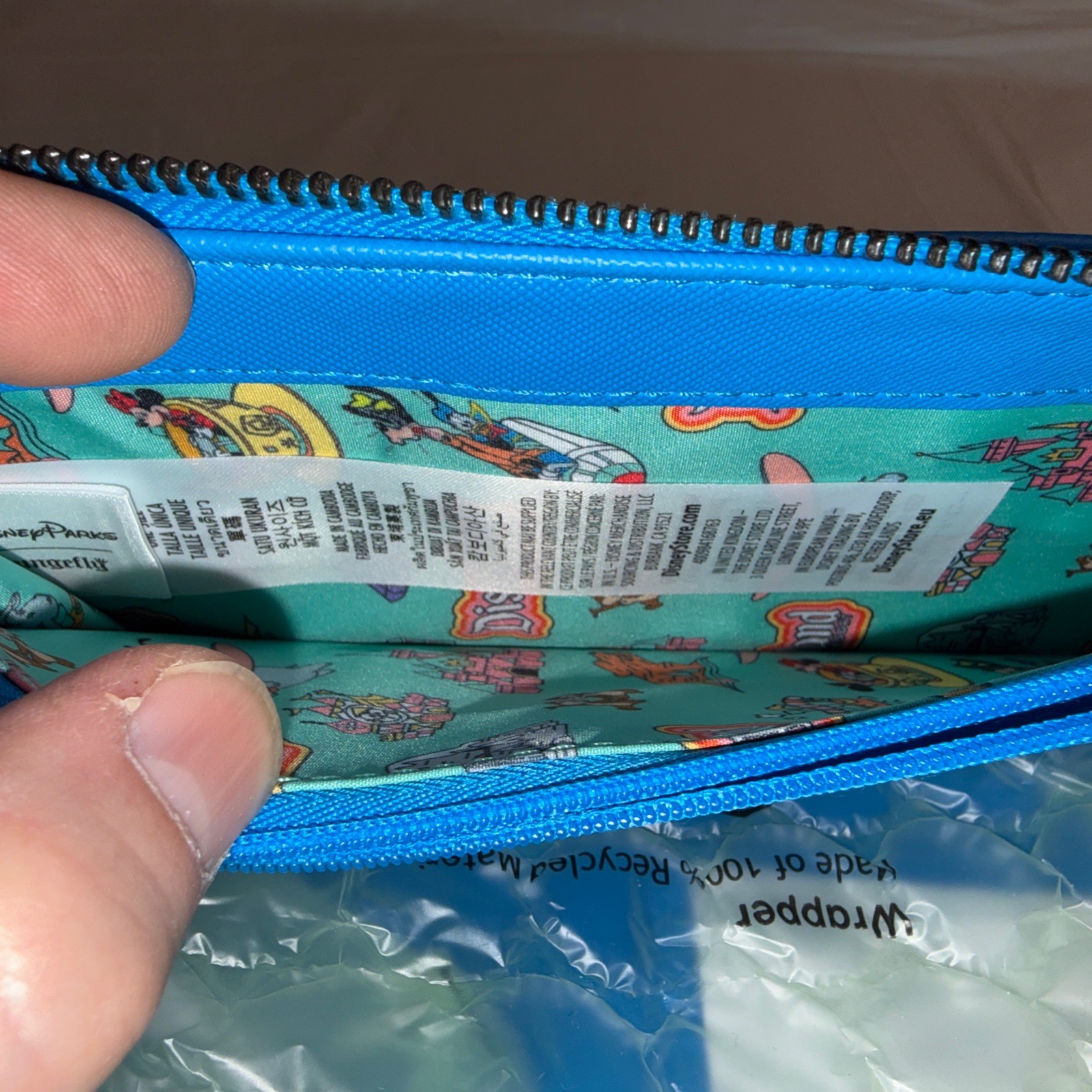 Disney Parks Loungefly Disneyland "Play in the Park" wallet New With Tags NWT