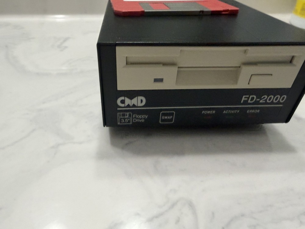 ORIGINAL CMD FD-2000 3.5" Floppy Drive for C64/C128 Commodore 64