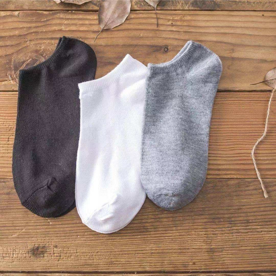 3-9 Pairs Mens Plain Solid Cotton Sports Ankle Athletic Socks Low Cut Size 8-12