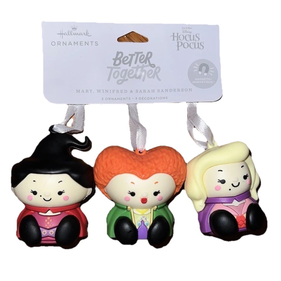 Hallmark Better Together Hocus Pocus 3 Ornaments New