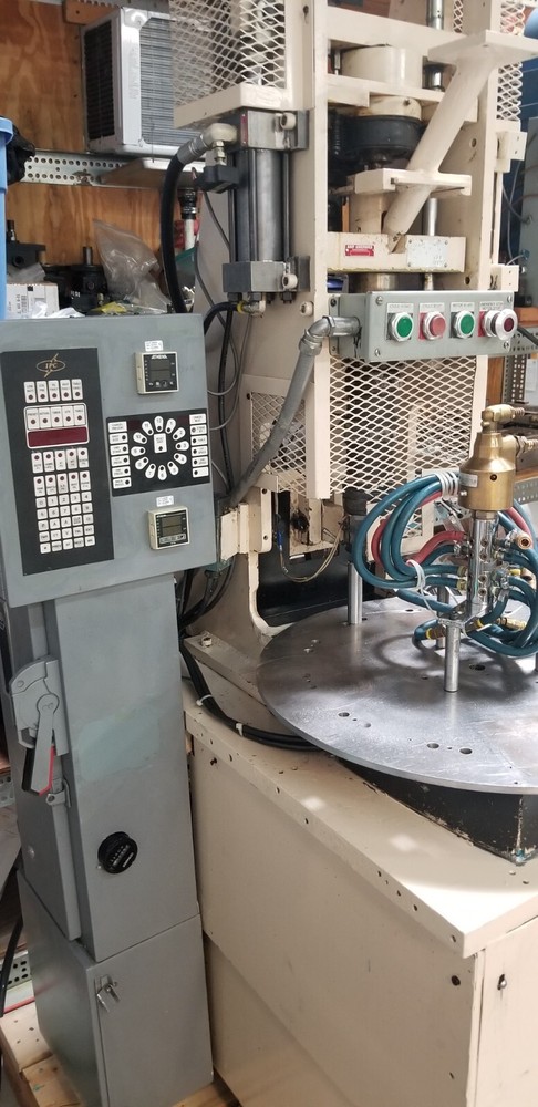 IPC Vertical molding machine Variable Illinois Precision 25 ton book mold Ex Con